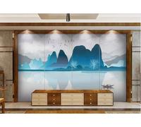 siuayosdj Papier peint mural 3D pour café, restaurant, notes de musique, 3D, 200x140cm