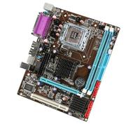SIUKE Carte mère d'ordinateur LGA775/771 CPU Prend en Les processeurs Intel Core 2 et Celeron 400, Pentium 4, Pentium EE, série D Prend en jusqu'à 8G 1066HMz/1333HMz Realtek 100 Mbit USB2.0