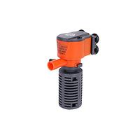 SIUKE Mini-Aquarium à Filtre 3 en 1,3 W / 5 W 3-en-1 Mini Filtre Aquarium Poisson éponge Filtre Alimentation en oxygène Filtre de Pompe à Air Silencieux pour Tous Les Petits aquariums