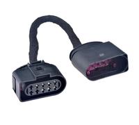 Siuku connecteur Voiture Câble Adaptateur De Conversion De Phare 10 Broches vers 14 Broches Compatible avec VW pour Golf 7.5 1 Pièce 1J0973837 6R0973735