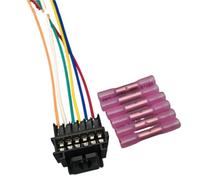 Siuku connecteur Voiture Compatible avec Clio II Réparation De Faisceau De Câbles De Feux Arrière Connecteur 6 Broches pour Feux Arrière 7701477989 7703297051