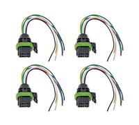 Siuku connecteur Voiture Compatible avec Kangoo pour Clio pour Laguna pour Megane Connecteur Prise 8200683199 7700431718 8200052605 8200155192 5501737671(4 PCS)