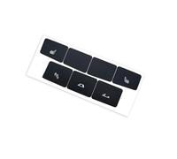 Siuku DéCoration de Voiture Compatible avec pour Z4 E89 2009~2016 Console Centrale Couvercle commutateur Radar Sièges Chauffants Bouton Commutation d'ouverture Toit Autocollants réparation