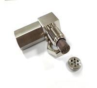 Siuku Lambda Sonde O2 Catalyseur d'échappement capteur d'oxygène arrière entretoise 90 degrés catalyseur Lambda O2 Adaptateur CEL Fix M18 * 1.5 Universel