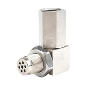 Siuku Lambda Sonde O2 Entretoise de sonde Lambda à 90° pour capteur d'oxygène Automobile Adaptateur coudé pour convertisseur catalytique réparation du Voyant Moteur CEL sonde O2