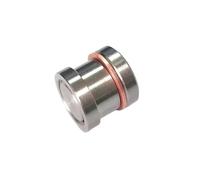 Siuku Lambda Sonde O2 Kit de Bouchon et écrou Hexagonal intérieur M12x1.25 pour capteur d'oxygène O2 écrou à souder Bouchon d'échappement étagé