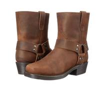 SIULAS 1 Paire de Bottes d'équitation pour Hommes - Bottes en Cuir PU médiévales - Steampunk Retro PU Leather Knight Shoes - Bottes de Chevalier en Cuir de Mode,Marron,45