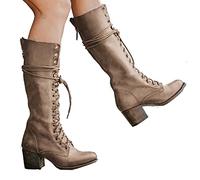 SIULAS Bottes de Cosplay Médiévales en Cuir Synthétique Jaune 39 - Bottes à Talons Hauts pour Hommes et Femmes - Taille 34-48 - Unisex - Mi-Mollet - Pour Cosplay, Fêtes et Accessoires de Scène