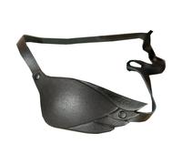 Retro Single Eye Mask, Cache-Yeux en Cuir PU, avec élastique réglable pour Femmes Accessoires de Cosplay pour Hommes,Left