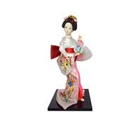 Siunwdiy 12" Japonaise de Geisha Orientale Poupée, Kimono Geisha Poupée Maiko Poupée Marionnettes, Geisha Asiatique de Collection Figurine décoration ou Cadeau,#030