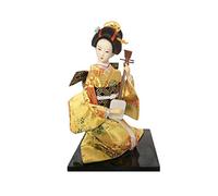 Siunwdiy 12" Japonaise de Geisha Orientale Poupée, Kimono Geisha Poupée Maiko Poupée Marionnettes, Geisha Asiatique de Collection Figurine décoration ou Cadeau,#011