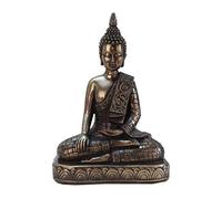 Siunwdiy Bouddha Figure Thaï Bouddha Statue Decofigur Zen Buddha Rétro Assis Sculpture Sculpture Ornements Intérieur Accueil Décoration De Maison,Copper