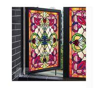 Siunwdiy Film De Fenêtre Anti-UV Stickers Vitraux D'Église,Film De Fenêtre Adhésif Statique Décor Intimité Verre Dépoli Autocollant De,Film Autocollant Opaque Film De Vitrail,N,40x60cm