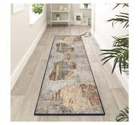 Siunwdiy Marron Tapis de Cuisine Tapis de Couloir 50X100cm Long Lavable Antidérapant Surface Douceà l'ancienne Tapis Cuisine Devant evier pour Couloir pour Cuisine, Chambre à Coucher & Couloir