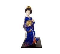 Siunwdiy Poupée Japonaise de Geisha Ornements Artisanat Japonais Statuettes Résine Creative Folk Ethnique Figurine Cadeau pour Magasin Home Jardinage Chambre Bureau,N,12" (30cm)