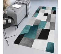 Siunwdiy Tapis de Cuisine Devant Evier Long Lavable Antiderapant Tapis Passage Rouge Vert Gris Bleu Tapis de Bain Couloir pour Salon Chambre Paillassons D'entrée Intérieurs,Vert,60x120cm