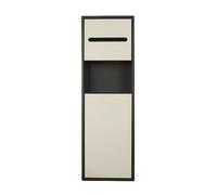 SIUQCGIPRT Niche de Douche, Porte-Papier Toilette Mural en Acier Inoxydable pour Salle de Bain et Rangement de Douche encastré avec Poubelle et Porte-Balai élégant