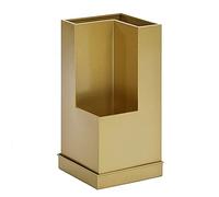 SIUQCGIPRT Porte-Parapluie, Porte-parapluies moderne et créatif, 2 niveaux, en métal avec bac égouttoir amovible, idéal pour une entrée ou un couloir. Léger et antirouille. Blanc (vert) (jaune).