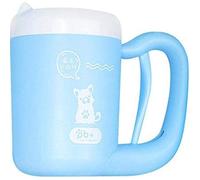 SIUSYACI Nettoyeur de pattes de chien portable pour chiens et chats avec pattes boueuses en silicone confortable (bleu)