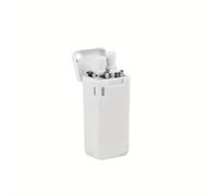 SIUSYACI Paille pliable avec boîte de rangement, paille pliable réutilisable en acier inoxydable, ensemble pliable portable avec embout en silicone et brosse de nettoyage pour voyage, maison, travail