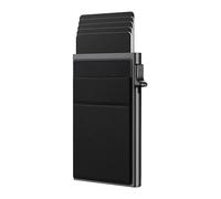 SIUSYACI Portefeuille pop-up pour cartes de crédit avec blocage RFID, porte-cartes de crédit en aluminium pour homme, portefeuille minimaliste pour cartes de crédit, porte-cartes à ouverture