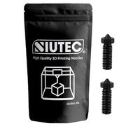 SIUTEC® Premium Volcano Buse 1,2 mm en acier trempé - Lot de 2 pour filament 1,75 mm | Compatible avec Sidewinder X1/X2, Genius Pro, Vyper, Kobra Max, Super Racer, V400, Little Monster