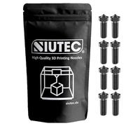 SIUTEC® Volcano Premium Acier Trempé/Acier Trempé, Buse, Buse, Set 0,2-1,2 mm 8 pièces 0.2/0.3/0.4/0.5/0.6/0.8/1.0/1.2 - pour Volcano Hotends/Sidewinder X1/X2-1.75mm Filament