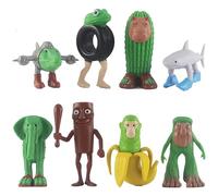 SIUVEY Tung Tung Tung Sahur Figurine,Italian Brainrot Figure,Figurine Tralalero Tralala,Desk Decorations Gifts for Colleagues and Friends (8PCS)