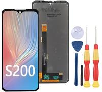 SiuVorZhi Écran LCD compatible avec DOOGEE S200 LCD Display Touch Screen Assembly Pièces de rechange avec outils.