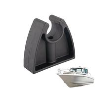 Siuwddee Attaches De Rangement pour Mâts Lumineux De Bateau,Support Noir pour Lampe De Mât Maritime | Support Marine pour Mur Quai Yacht Kayak Rangement Torcrochet Accessoire