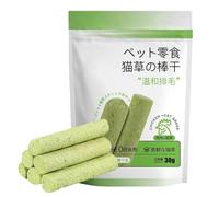 Siuwddee Bâton de Dentition en pour Chat, friandise de Dentition pour Chat | 6 pièces de collations comestibles pour Le Nettoyage des Dents de,Friandises d'intérieur pour l'élimination des Boules