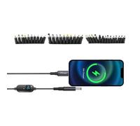 Siuwddee Câble De Sortie DC, Fil À Tension Ajustable, Avec Affichage Câble Jack DC, Pour Ordinateur Portable Bandeau LED Caméra Routeur Petit Ventilateur Lanterne Petit Projecteur Moniteur