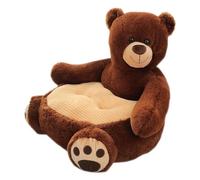 Siuwddee Canapé pour Enfant, Chaise De Canapé Cartoon Ours, Enfant Fauteuil en Peluche De Bébé, Chaise De Canapé Ours Fauteuil, pour Apprendre Assis, Lire Se Détendre Se Blottir, 50x50x42cm