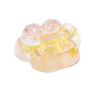 Siuwddee Jouet À Presser en Forme De Patte De Chat, Jouet Squishy Patte De Chat avec des Paillettes Anti-Stress d'animal pour Enfant Squeeze Boules À Presser pour Réduit L'anxiété