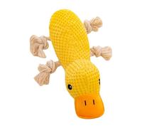 Siuwddee Jouets en Peluche pour Chiens | Canard en Forme Qui Couine,Jouets en Peluche pour Jeu Amusant - pour Le Voyage Le Jeu en intérieur l'enrichissement à la Maison la réduction de l'ennui et Le