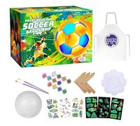Siuwddee Kit Pour Lampe À Peindre,Lumière 3D Ballon De Football À Peindre,Kit De Lampe À Peinture Interactive - pour Filles Anniversaire Fête Halloween Adolescents Noël Amateurs de Football Adultes