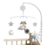 Siuwddee Mobile pour Lit de Bébé,Jouet Musical Décoratif pour Lit Bébé | Carillon Animaux De Dessin Animé Avec Sons Apaisants Pour Crèche Poussette Chambre Extérieur Maison
