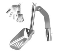 Siuwddee Pelle de Nettoyage pour Gouttières - Pelle de Gouttière pour Éliminer Feuilles Mortes et Débris du Toit - Accessoire de Nettoyage en Anti-Rouille pour Débouchage Saisonnier et Entretien des