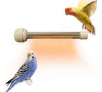 Siuwddee Perchoir Chauffant pour Oiseaux | Perchoir Chauffant pour Cage De Perrochet | Anti-Morsure pour Voyages Nocturnes Conure Hamac Volière Lapins Balcon Canari Extérieur Gris d'Afrique