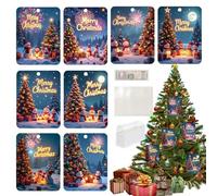 Siuwddee Porte-Monnaie pour espèces, Cartes Porte-Monnaie de Noël - Bonhomme de Neige Dragon 8 pièces Cartes d'argent Porte-Monnaie - Ornements de Noël en espèces, Fournitures de Vacances avec