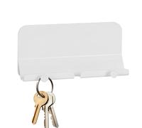 Siuwddee Support Mural pour Téléphone - Crochet pour Rasoir Et Serviette,Étagère De Rangement Adhésif Antidérapant pour Smartphone Salle De Bain Bureau Garage Douche Salon Tablette Meuble