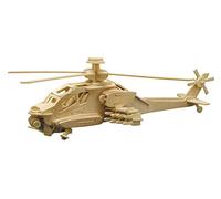 Siva Toys Siva Toys866/2 Hélicoptère Apache en Bois Multicolore