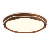 SIVAJI Plafonnier LED Ultra-lumineux Effet Bois Lampe Moderne À Panneau À Intensité Variable Avec Télécommande Luminaires De Style Wabi-sabi Pour Chambre Ou Îlot De Cuisine