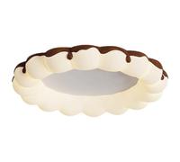 SIVAJI Plafonniers De Style Ancien Moyen Lampe À Panneau Moderne Et Créative Imitation Bois Plafonnier Ultra-Lumineux pour La Maison Luminaires À Baldaquin Vintage Minimaliste pour Salon Et Salle