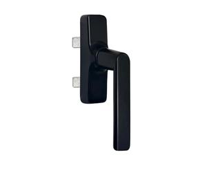 Sivenci - Poignée de Fenêtre Crémone en Aluminium Noir | Ouverture Intérieure Droite | Pour Fenêtre et Porte-Fenêtre Battante à Gorge Européenne | Crémone série européenne | Design Moderne