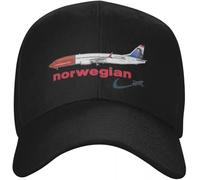 SIVMZFYQEL Casquette de Baseball Classique Norway Airline Design Casquette de Golf Casquette Tactique Chapeau de Luxe Visière de Plage pour Femmes Hommes