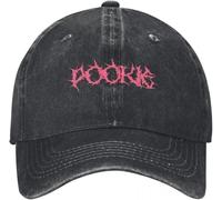 SIVMZFYQEL Casquette de Baseball Classique Pookie Metalcore Police Luxe Femme Drôle À la Mode Femmes Hommes