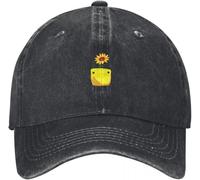 SIVMZFYQEL Casquette de Baseball Vintage délavée Classique Je dessine ce Panneau d’Osaka Disant Que Nous devrions Laisser Tomber Quelques Bombes nucléaires dans l’océan Azumanga Daioh Noir
