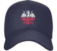 SIVMZFYQEL Casquettes de Baseball Classiques Polska polonais Eagle Casquette de Baseball pour Femmes Hommes réglable Pologne Fierté Papa Chapeau Chapeaux de Soleil Cadeau