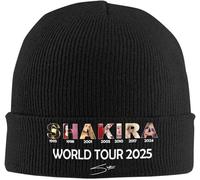 SIVMZFYQEL Classique Shakira Albums Las Mujeres Ya No Lloran Tricot Chapeau Bonnets Automne Hiver Chapeaux Chaud Acrylique Street Tour 2025 Casquettes Hommes Femmes Cadeaux,